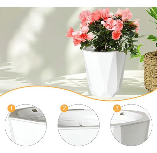 Maceta Autorriego, Decoración Moderna, Maceta Resistente L