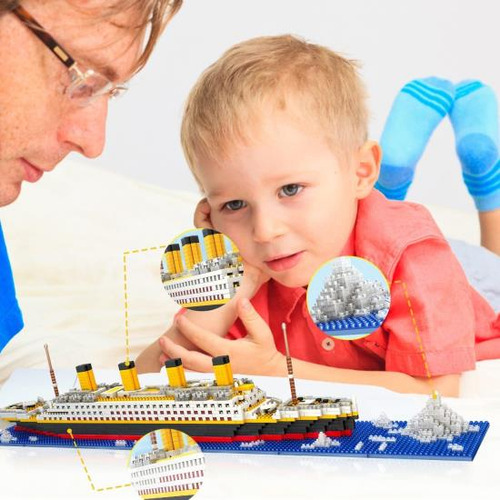 Juego De Construcción De Modelos De Barco Titanic, 1878 Piez