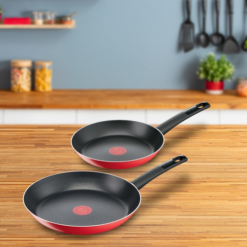 Imagen 3 de 6 de Combo 2 Sartenes T-fal 24 Y 30cm Simply Cook Antiadherente