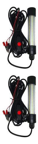 2024 2pcs 12v Led Luces De Pesca Sumergibles Bajo El Agua