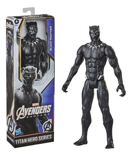 Figura De Acción Marvel Titan Hero Series Pantera Negra 3