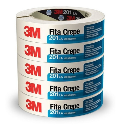 05 Fita Crepe 3m Uso Industrial 201 24x50m C354740