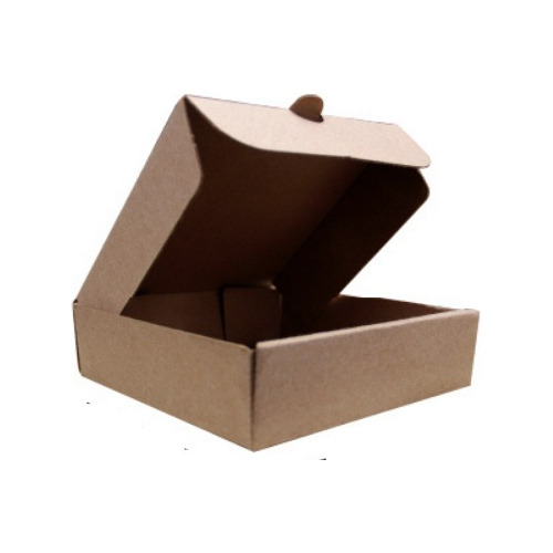 100 Cajas De 17.5x17.5x5 Cm Corrugado P/ Envio O Alimento