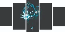 Comprar Quadros Decorativos De Sala, Quarto Do Animes Vegeta Azul