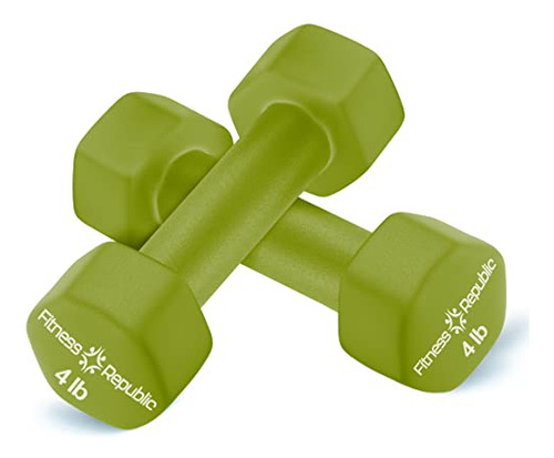 Jgo 2 Mancuernas De Entrenamiento De Neopreno De 4 Lb Antide