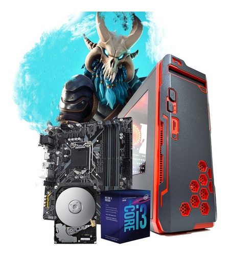 Computadora Cpu Gamer Core I3 8100 2tb Hdd 8gb Ddr4 Dvd