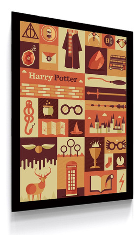 Quadro Poster Placa Decorativa Filme Harry Potter 30x42 A3