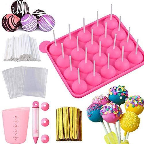 Juego De Fabricante De Cake Pops - Molde De Silicona Ca...