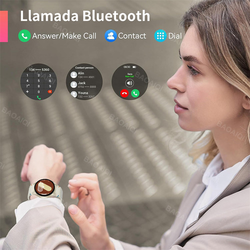 Watch 7 Reloj Inteligente Moda Amoled Bluetooth Llamada 2025