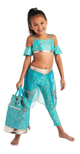 Disney Store Jasmine Aladino Traje De Baño 