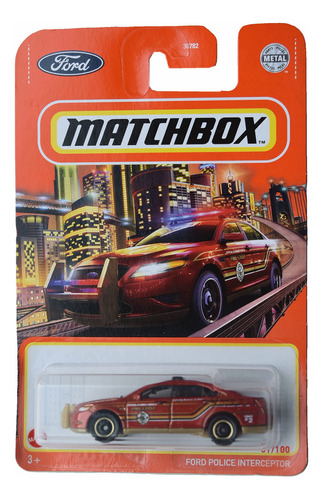 Matchbox Interceptor De Policía Ford