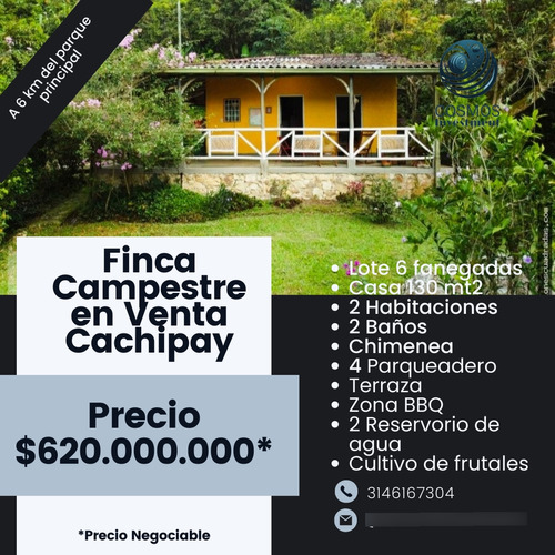 Hermosa Finca En Venta - Cachipay, Cundinamarca 