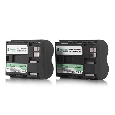 Powerextra 2 Paquete De Reemplazo De Canon Bp-511 Li-ion 220