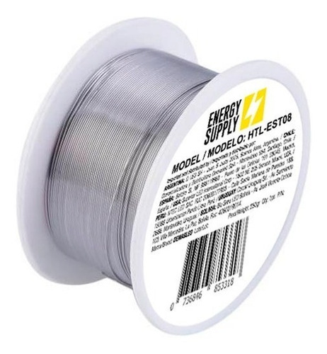 Imagen 3 de 7 de Estaño Para Soldadura Rollo 250gr 0.8mm 60/40 Diámetro 5.5cm