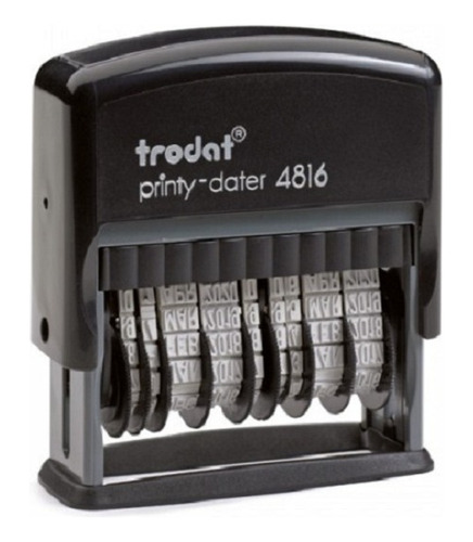 Carimbo Datador Duplo Linear, Modelo 4816, 3,8 Mm, M. Trodat