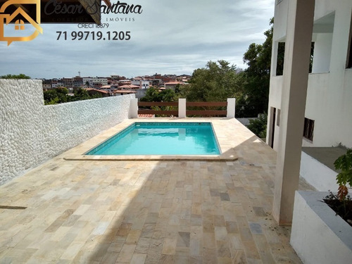 Imagem 4 de 30 de Casa 4/4 Sendo 1 Suíte Com Closet, Varanda, Colina Da Fonte - Itapuã - Ca01006 - 70004935