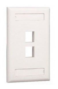 Faceplate De 1,2 Y 4  Jack O Coupler Rj45 Lanpro