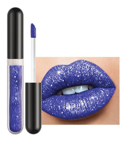 Imagen 4 de 7 de Ink 21 Labial Liquido Diamond Kissed Lipgloss Con Glitter