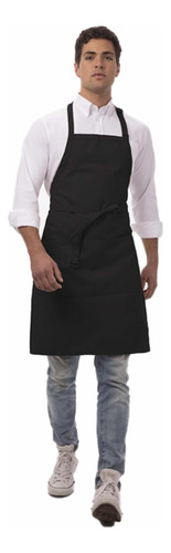 Delantal Cocina Chef Gabardina Variedad De Colores Unisex