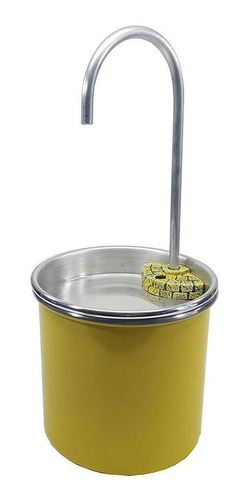 Bebedouro Tipo Fonte Para Gatos Berlim Amarelo Bivolt