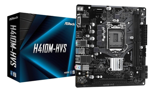Placa Asrock H410m-hvs 2 Ddr4 Lga 1200 Pc Case Mainboard