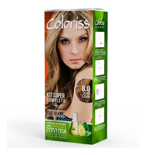 Tinte Para Cabello Coloriss - g a $98