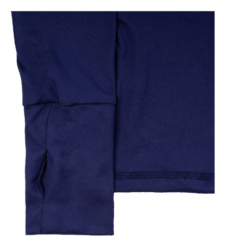 Imagen 5 de 5 de Remera Térmica Ml Snow Solid Layer (azul) Quiksilver Niños