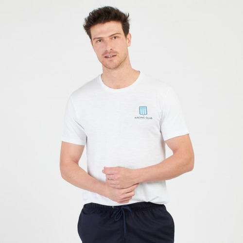 Imagen 3 de 3 de Remera Racing Estampada M/c Kevingston