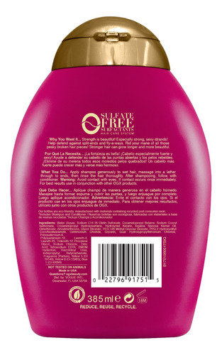 Shampoo Ogx Anti-breakage Keratin Oil 385ml