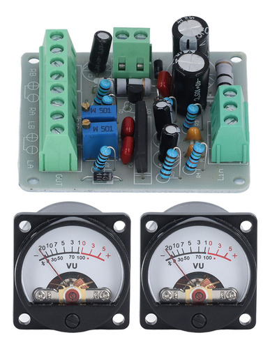 . Placa De Controlador Vu Db Meter, Tipo Puntero Vu,