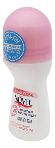 Nuvel Antitranspirante Aclarado Ideal Roll-on Con 50 Ml