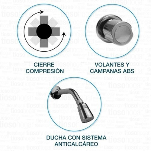 Imagen 8 de 10 de Combo Baño Griferias Vanitory Bacha Espejo Tolva Wengue Baño