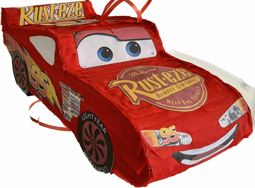 Piñata De Cars Carrera Rayo Mcqueen Para Niños