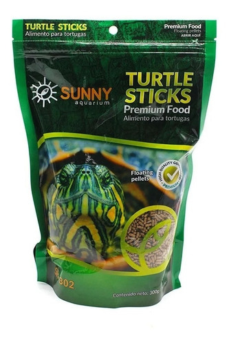 Alimento Para Tortuga 300g Turtle Sticks Comida Premium