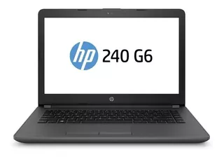 Notebook HP 240 G6 negra 14", Intel Celeron N4000 4GB de RAM 500GB HDD, Intel UHD Graphics 600 60 Hz 1366x768px FreeDOS