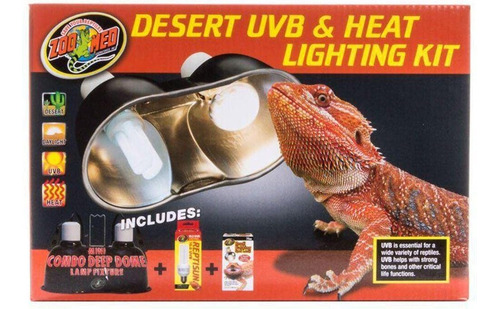 Lampara Campana Para Reptiles Uvb 10.0+basking 75w Zoomed