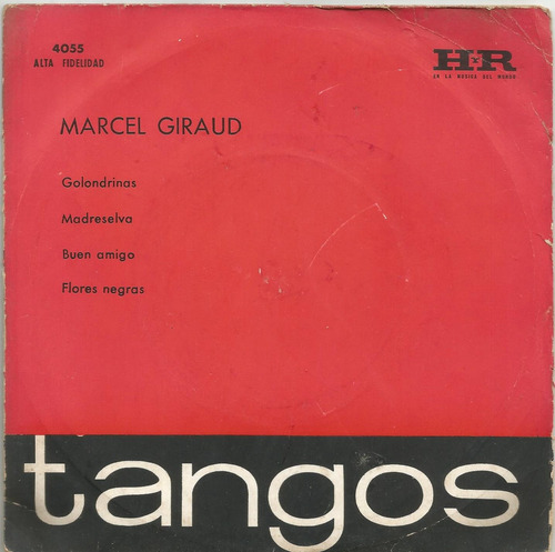 Marcel Giraud / Tangos - Ep Vinilo Con Tapa