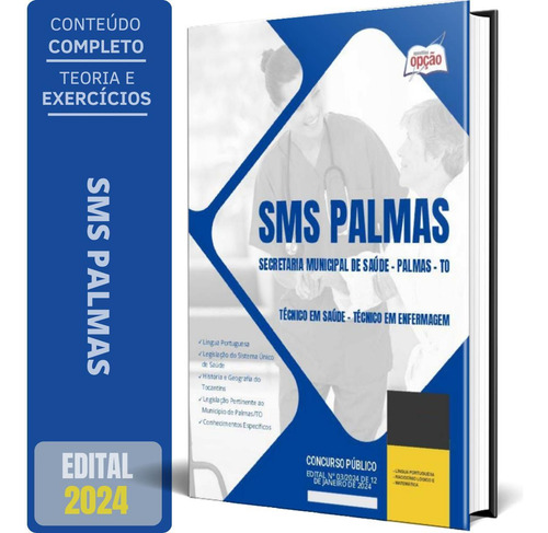 Apostila Prefeitura Palmas To Sms Palmas 2024 Técnico Em