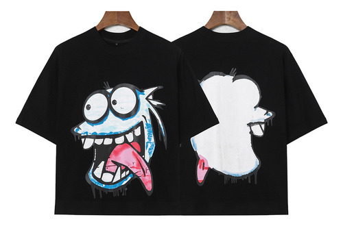 Playera Blutosatire Boxy 2024 Con Diseño Caricatura