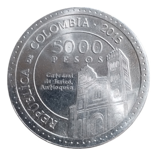 Moneda Conmemorativa 5000 Pesos 2015 Madre Laura