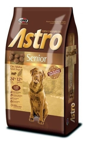 Astro Senior Dog 15kg Para Perros Premium