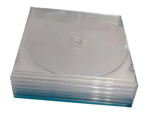 Dragon Trading CD-CakeBox – 5 Durchsichtige Aufbewahrungsboxen Für Je 25 CDs/DVDs