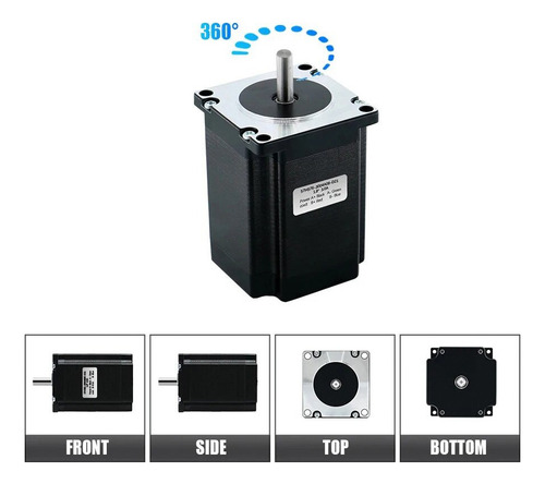 . Kit Motor A Pasos Nema 23 Cnc 20kg/cm 57hs76 + Driver