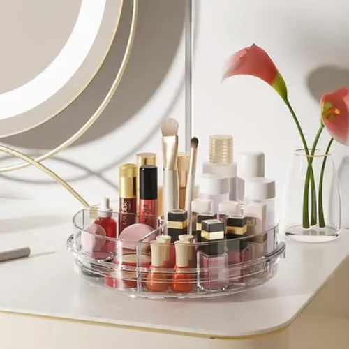 Lamu Lazy Susan - Organizador Con 4 Contenedores Extraíbles