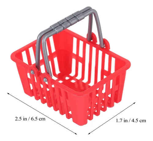 Minicesta De Supermercado, 10 Unidades, Minicesta De Almacen