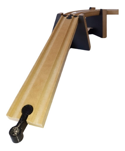 Imagen 4 de 6 de Puente Elevación Curva Tren Madera Compatible Trencity Hape