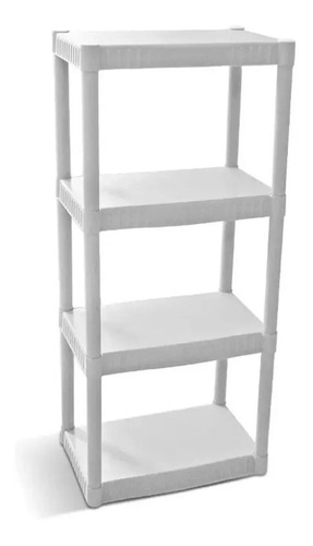 Estanteria Organizadora Plastica Reforzada Rack 4 Estantes Colombraro