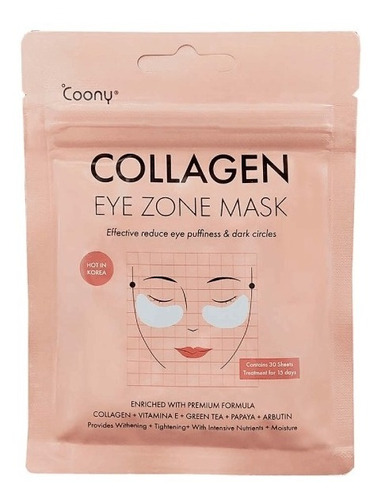 Coony Parches Para Ojeras Collagen Eye Zone Made In Korea