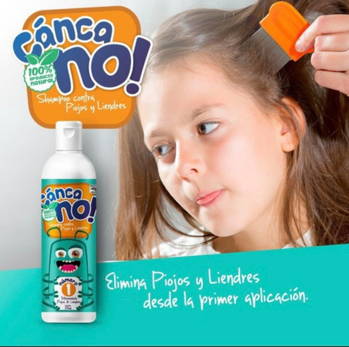 Cancano Shampoo Anti Piojos Liendres Kit 3 Pzas De 250ml Sh