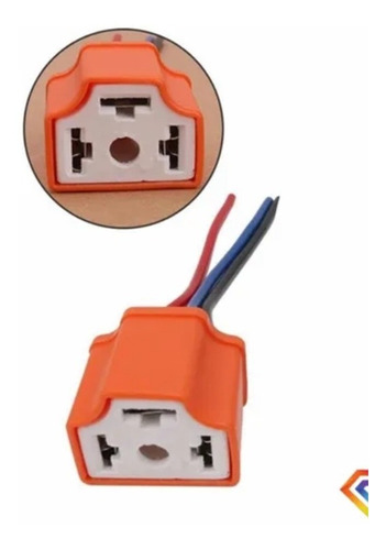 Enchufe Conector Faro Sellado H4 De Porcelana